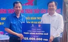 Khánh thành công trình Thắp sáng đường quê tại Hậu Giang