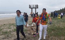 Diễn viên Lý Hùng tham gia nhặt rác ở Quảng Nam, nói không với rác thải nhựa