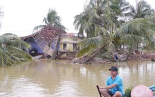 Mưa lũ đã xóa sổ xóm nghèo Xuyên Cỏ ở Bình Định