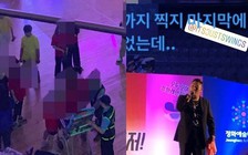 Rapper Hàn biểu diễn bất chấp khán giả bị thương