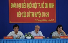 Bận họp trung ương, ông Đinh La Thăng không dự tiếp xúc cử tri