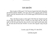 Hai người Việt bị sát hại tại Angola