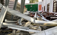 Vụ sập mái hội trường ở Hậu Giang: Bị 'rút ruột', sai thiết kế nghiêm trọng