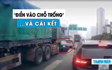 Tài xế lái ô tô bon chen ‘điền vào chỗ trống’… và cái kết