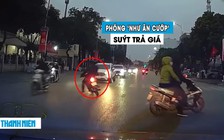 Phóng xe máy ‘như ăn cướp’ trên phố, nam thanh niên suýt trả giá đắt