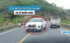 Kinh hoàng ô tô con lấn làn, lao thẳng vào xe ngược hướng: Tài xế buồn ngủ?