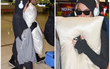 Bà bầu Katy Perry hành động lạ sau khi ở chung khách sạn với vợ chồng Tom Hanks