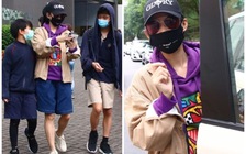 Trương Bá Chi 'hộ tống' con đến trường sau thời gian cách ly vì dịch