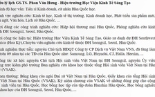 'Tiến sĩ văng tục' với học viên có bằng cấp tiến sĩ được công nhận