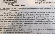 Giáo viên chấm bài kiểm tra ngạc nhiên vì đáp án hướng dẫn máy móc