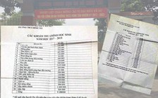 Thanh tra Bộ GD- ĐT phát hiện nhiều khoản thu trái quy định tại các trường học