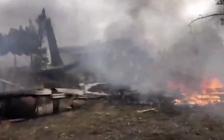 Máy bay quân sự Iran rơi, 15 người thiệt mạng