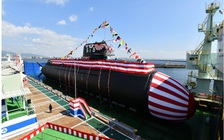 Nhật Bản hạ thủy tàu ngầm đầu tiên thuộc lớp tàu mới Taigei