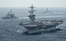 Tàu sân bay Mỹ ở đâu lúc Trung Quốc tập trận ở Biển Đông?