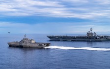 Nhóm tác chiến tàu sân bay Mỹ đầu tiên triển khai F-35 hoạt động ở Biển Đông