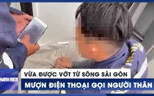 Vừa được vớt từ sông Sài Gòn, chàng trai mượn điện thoại gọi người thân