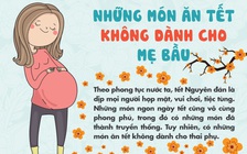 Những món ăn tết không dành cho mẹ bầu