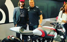 Keanu Reeves, tài tử Ma trận tự thiết kế mô tô ra mắt tại EICMA