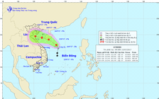 16 ngư dân trên 3 tàu cá đang trong vùng nguy hiểm của áp thấp nhiệt đới