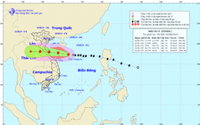 Dự báo thời tiết 29.8.2019: Bão số 4 cách Nghệ An - Quảng Bình 550 km
