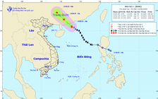 Dự báo thời tiết hôm nay 14.6.2020: Bão số 1 gây gió giật cấp 11 trên biển