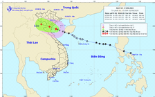 Dự báo thời tiết hôm nay 2.8.2020: Bão số 2 gây gió giật cấp 10