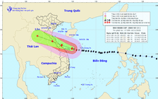 Bão số 13 cách Đà Nẵng 170 km, giật cấp 15