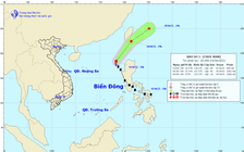 Bão số 1 (Choi-wan) đang ra ngoài biển Đông, suy yếu thành áp thấp nhiệt đới