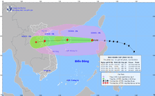 Bão số 8 gây gió giật cấp 13, có khả năng mạnh lên
