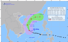 Tin tức thời tiết ngày 19.12.2021: Bão số 9 cách Bình Định 261 km, giật trên cấp 17