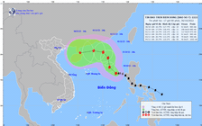 Bão số 7 giật cấp 12, có xu hướng mạnh dần