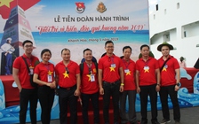 Đoàn hành trình “Tuổi trẻ vì biển đảo quê hương” thăm Trường Sa