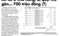 Bữa tối 'giá' 700 triệu đồng: Trả lại tiền, vẫn có thể bị xử lý hình sự