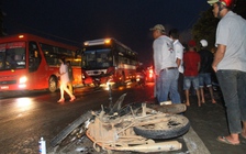 Tử vong tại chỗ sau cú va chạm trực diện với xe khách giường nằm