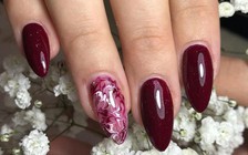 Nail màu rượu vang quý phái chưa bao giờ hết "hot" trong mùa Thu Đông