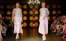 Chị em Mai Thu Huyền lên sàn catwalk ở Mỹ