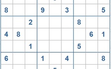 Mời các bạn thử sức với ô số Sudoku 3876 mức độ Khó