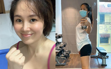 Lê Phương khoe thành quả giảm 30kg hậu sinh con