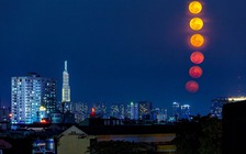Người Sài Gòn ngẩn ngơ trước ‘siêu trăng giun’ đầu tiên trong năm 2021