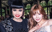 Jessica Minh Anh thay ba váy trong ngày đầu tiên tham dự Paris Fashion Week