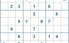 Mời các bạn thử sức với ô số Sudoku 3844 mức độ Khó