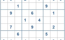 Mời các bạn thử sức với ô số Sudoku 4153 mức độ Khó