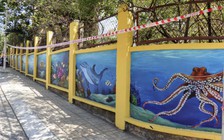 Bức tường bích họa ở Nha Trang: Chuẩn bị để đón du khách sau dịch Covid-19