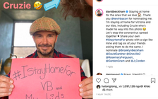 David Beckham tình nguyện ở nhà để bảo vệ vợ và các con