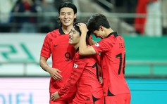 Đội tuyển Hàn Quốc thắng giòn giã, Son Heung-min có thể đấu trận gặp Việt Nam