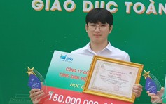 Nam sinh 'ẵm' học bổng trăm triệu vì… mê học