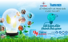 Lễ tổng kết và trao giải cuộc thi viết 'Tiết kiệm điện thành thói quen'