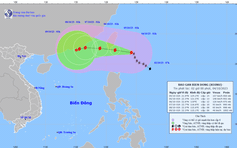 Tin tức thời tiết hôm nay 4.10.2023: Bão Koinu di chuyển như thế nào?