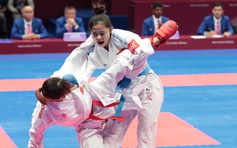ASIAD 19: Nguyễn Thị Ngoan thua sâu võ sĩ Trung Quốc, giành HCB karate