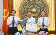 Quán quân Olympia 2023 Lê Xuân Mạnh được tỉnh Thanh Hóa thưởng 200 triệu đồng